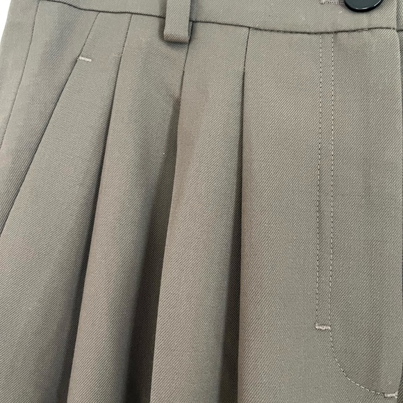 COS Brown Pleated Women's Trousers - Picture 2 of 7